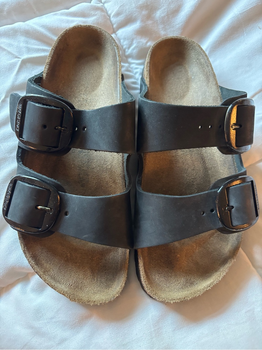 Birkenstock Womens Big Buckle Arizona Sandals